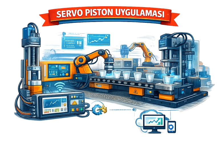 Servo Piston Uygulaması